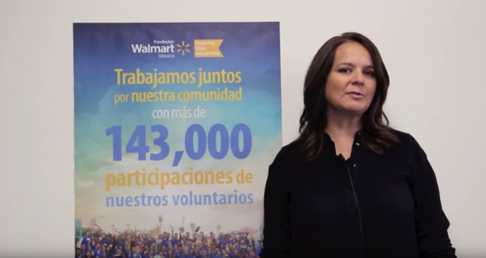 Gisela Noble, testimonio sobre el voluntariado de Walmart